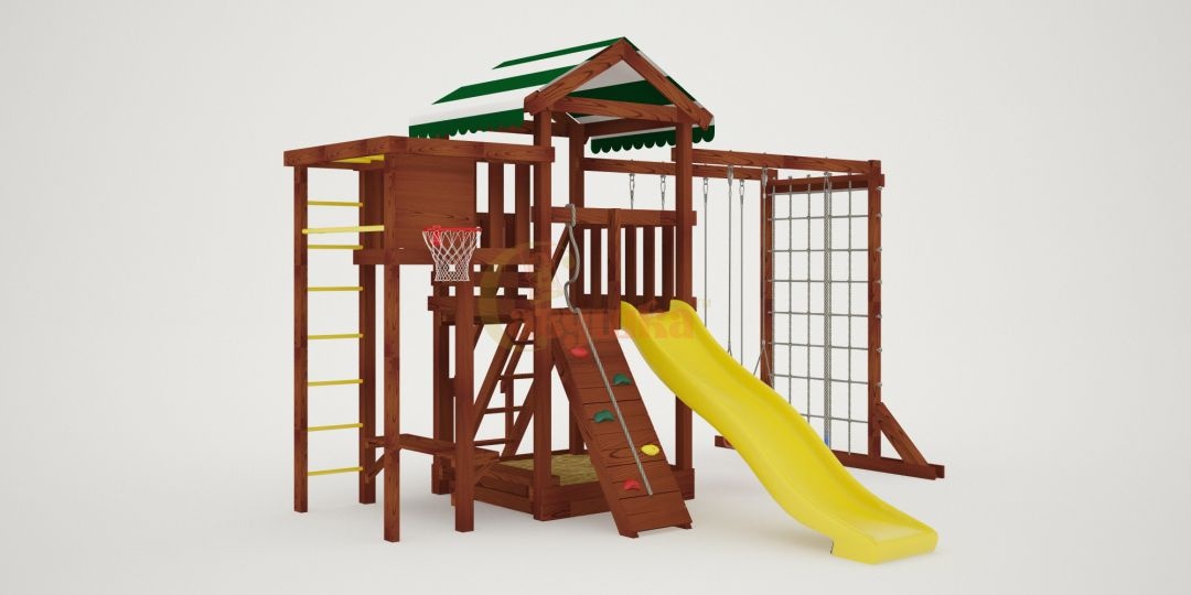 Детская площадка Савушка Мастер 4 Махагон